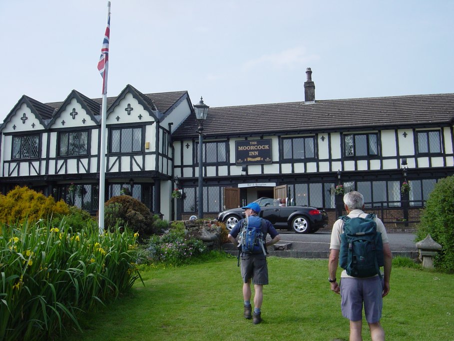 Andy, Paul & Steve stop at the Moorcroft Inn